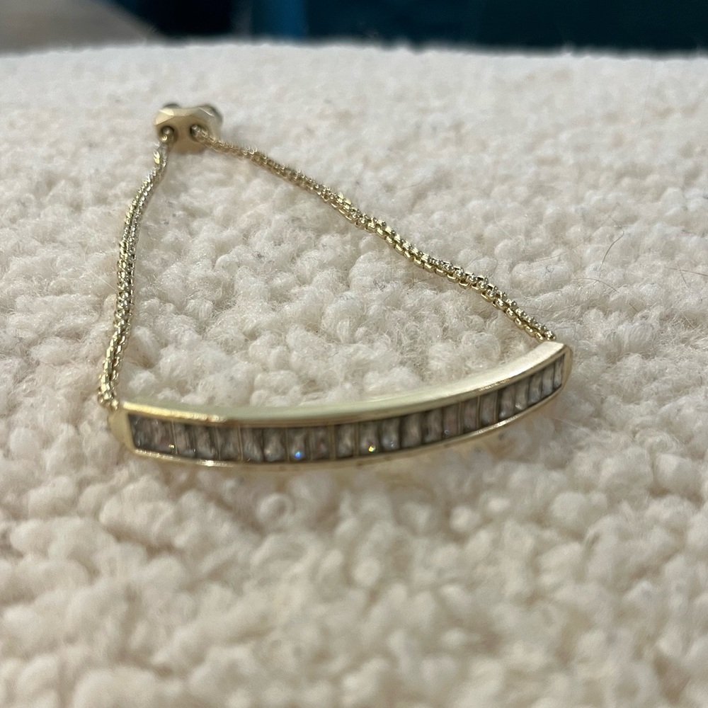 Kendra Scott Gray Glass Stone Bracelet